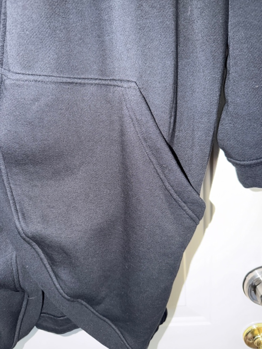 Nike Red Label sweatshirt. Women's Black Longline Open Cardigan. Sz 2x - Picture 3 of 5